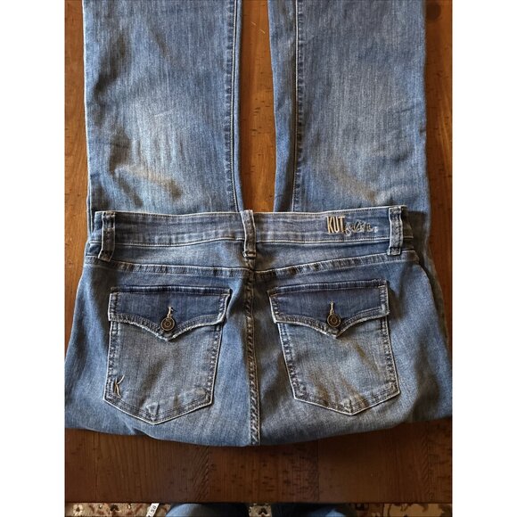 Kut From The Cloth Nicole Boot Cut Jeans Size 12 - Picture 7 of 8